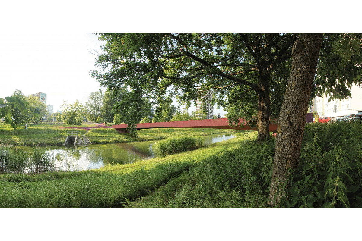 FOTO: Plánované lávky cez Chorvátske rameno v Petržalke, foto 1