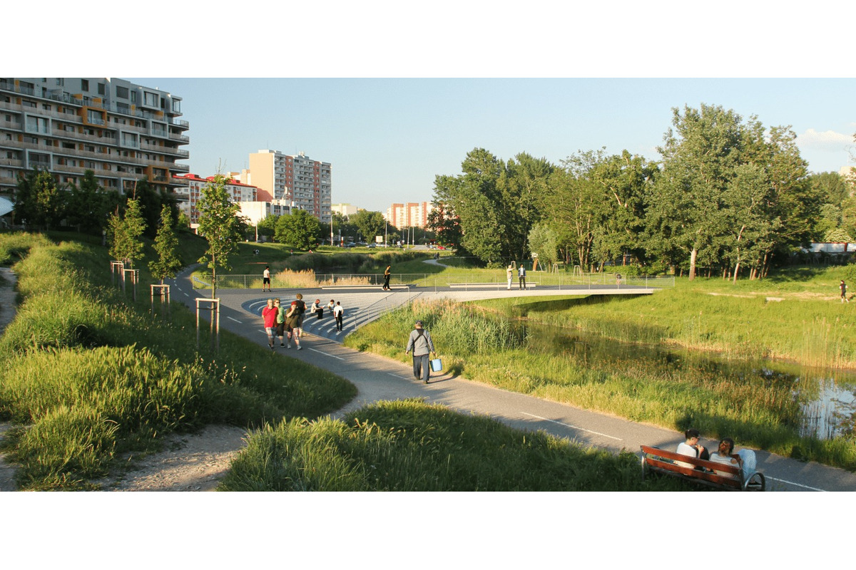 FOTO: Plánované lávky cez Chorvátske rameno v Petržalke, foto 2