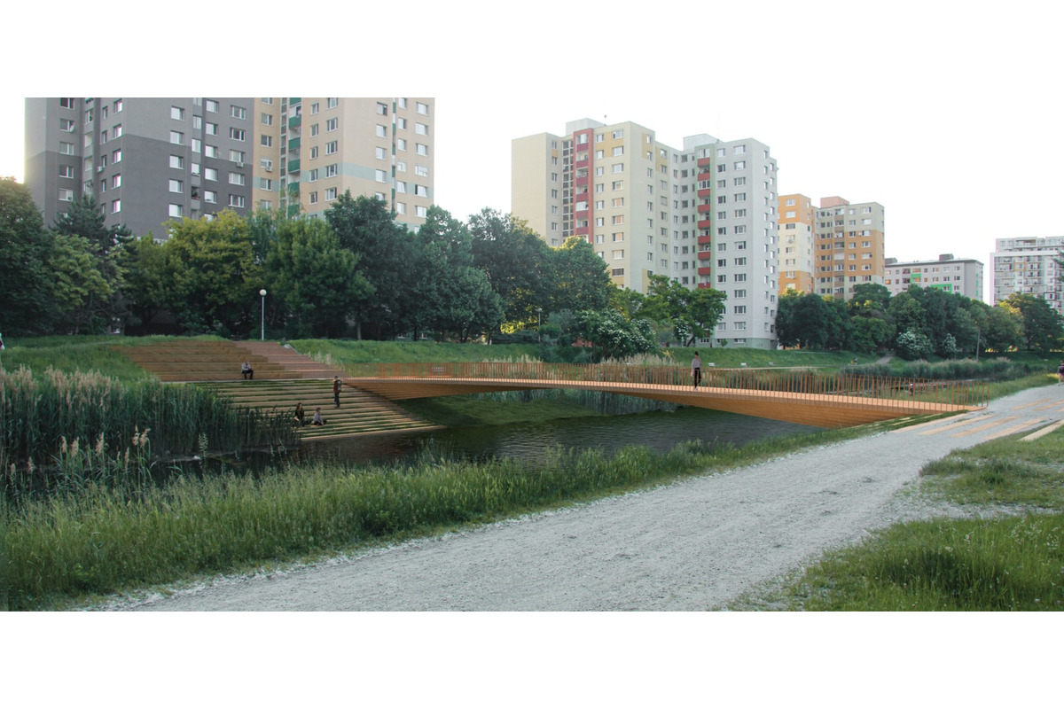 FOTO: Plánované lávky cez Chorvátske rameno v Petržalke, foto 3