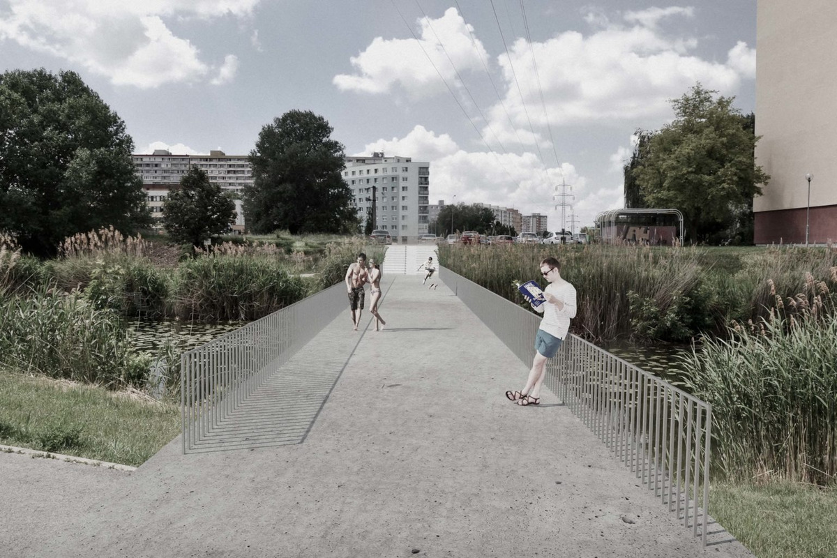 FOTO: Plánované lávky cez Chorvátske rameno v Petržalke, foto 4