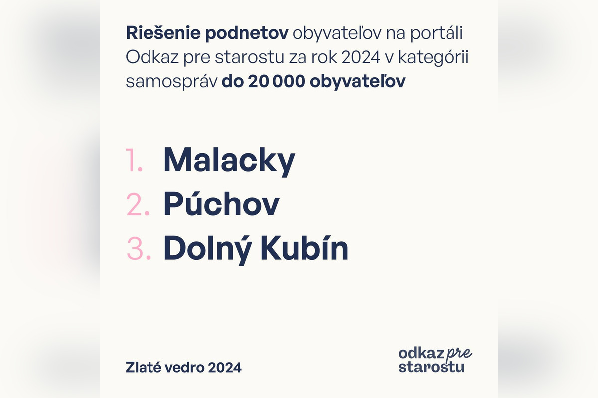 FOTO: Odkaz pre starostu ocenil Zlatým vedrom 2024 najlepšie samosprávy, foto 4