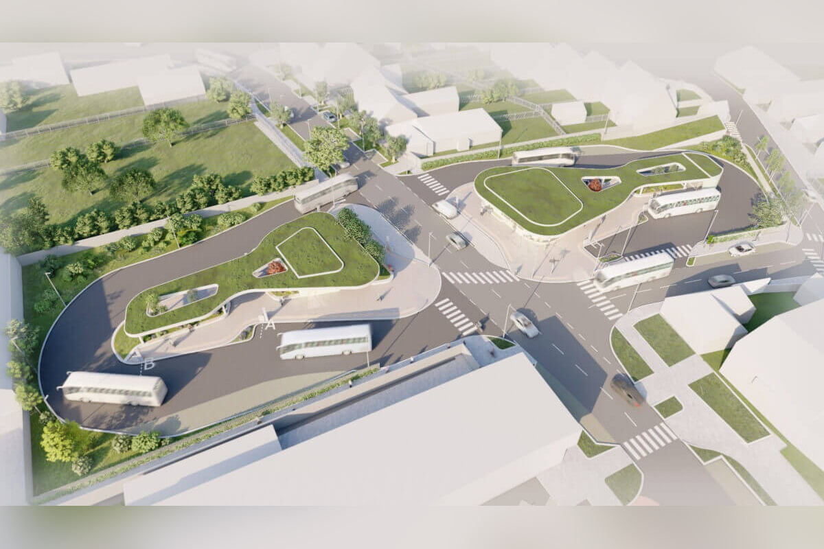 FOTO: Vizuál novej autobusovej stanice v Senci, foto 3