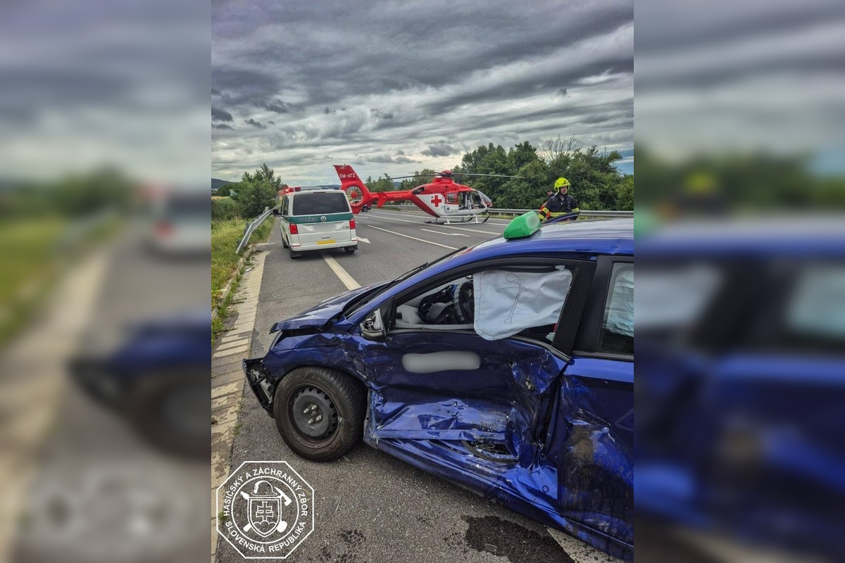 FOTO: Vážna dopravná nehoda medzi Záhorskou Bystricou a Stupavou, foto 1