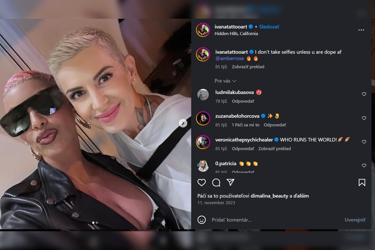 FOTO: Tatérka Ivana Beláková tetovala známe mená Hollywoodu, foto 7