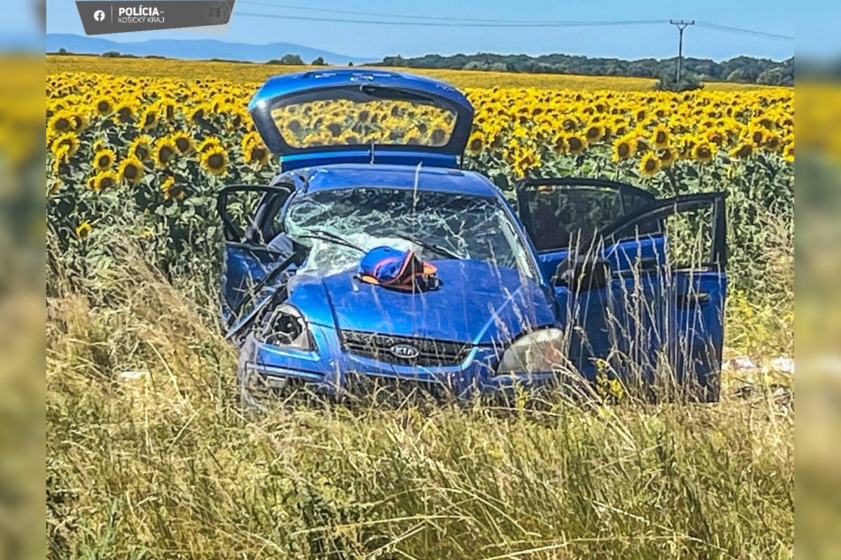 FOTO: Nehoda za Pavlovcami nad Uhom, foto 1