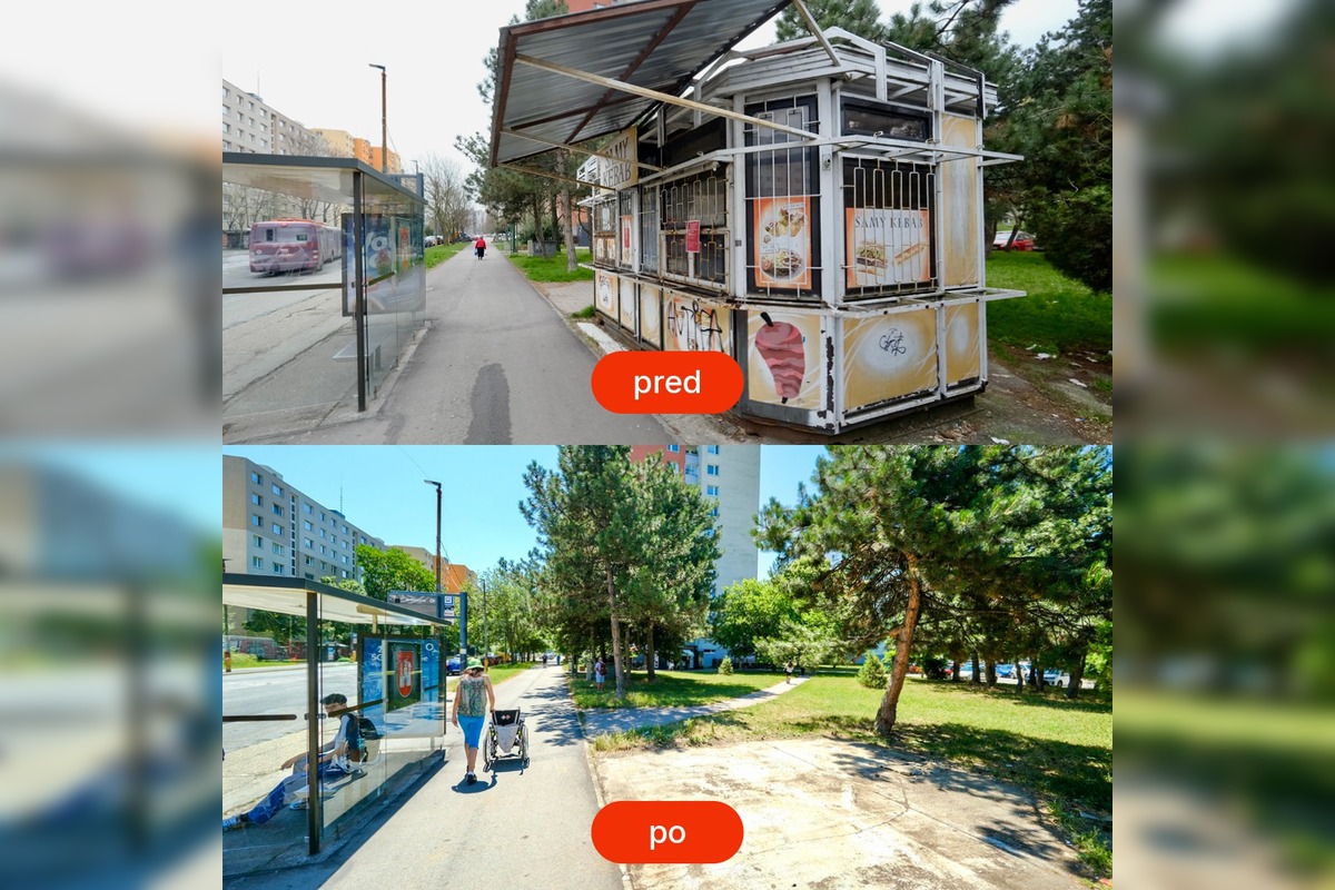 FOTO: Magistrát v Bratislave začal s odstraňovaním novinových stánkov, foto 1