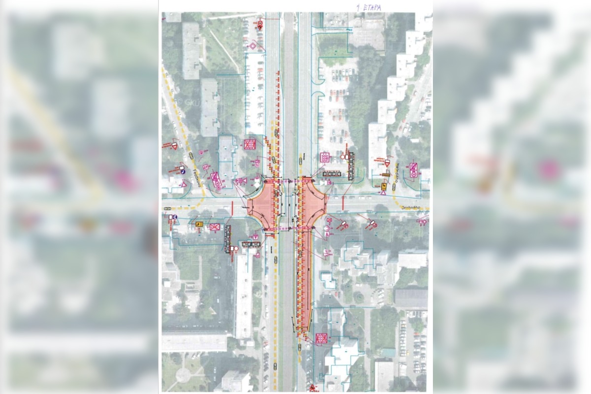 FOTO: Rekonštrukcia križovatky Saratovská - Drobného - Repašského prebehne v dvoch fázach. Čo sa zmení?, foto 2