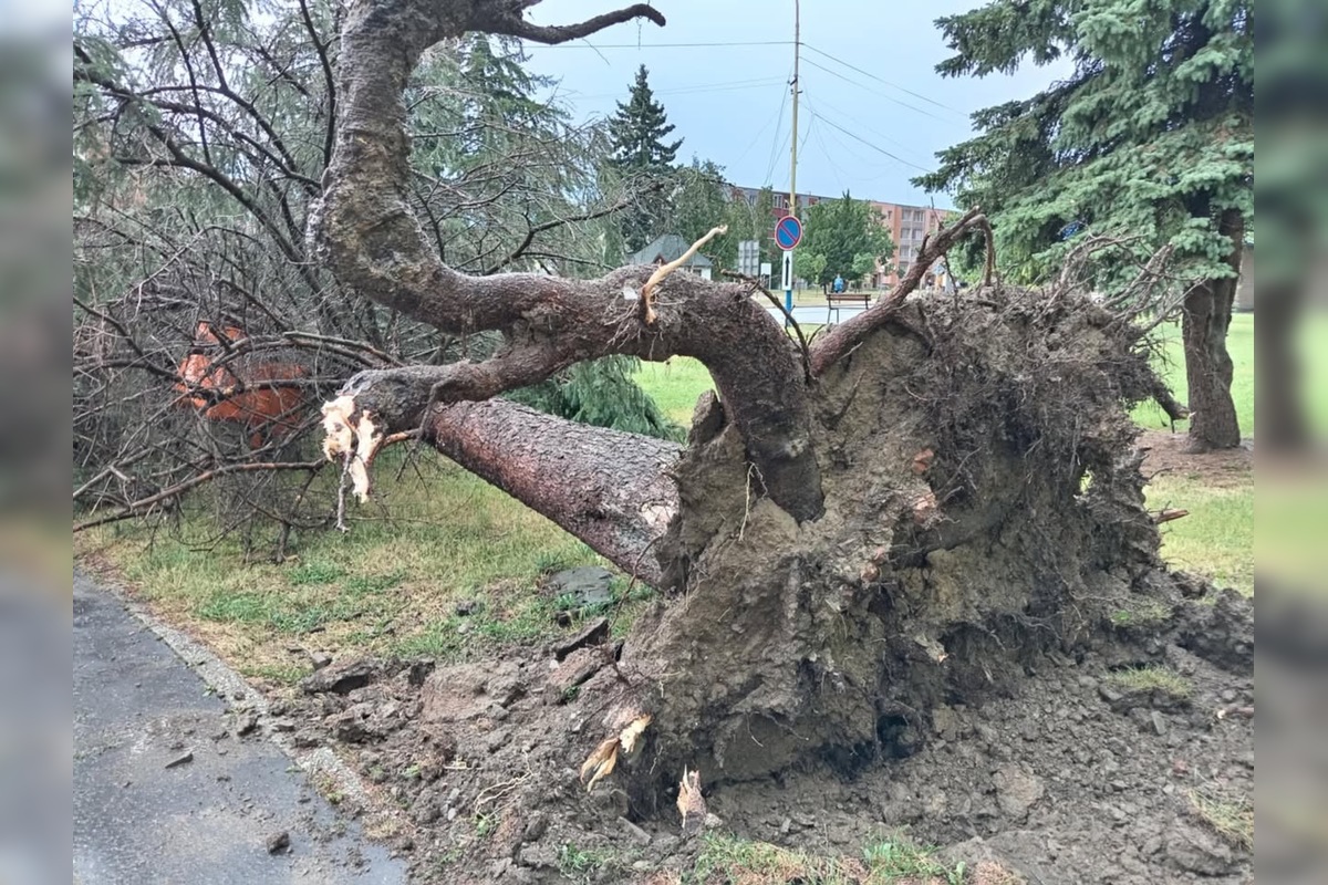 FOTO: Po supercele zostali v Prešovskom kraji obrovské škody. , foto 1