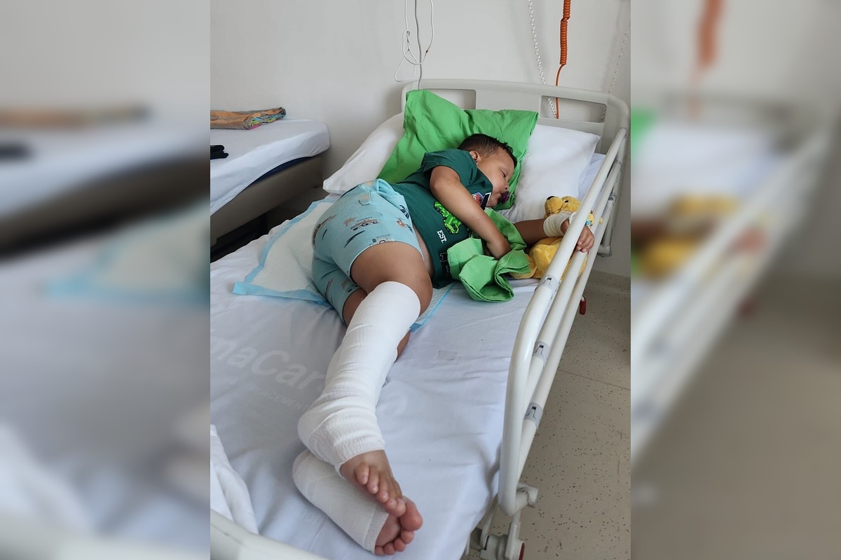 FOTO: Dominik bojuje v nemocnici o život. Dobrý Anjel pomáha rodine Šarköziovcov , foto 2