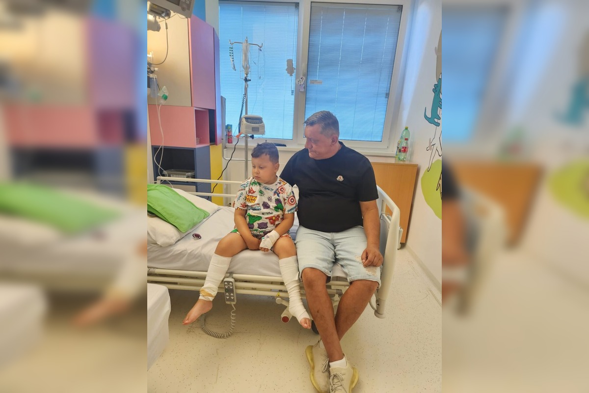 FOTO: Dominik bojuje v nemocnici o život. Dobrý Anjel pomáha rodine Šarköziovcov , foto 8