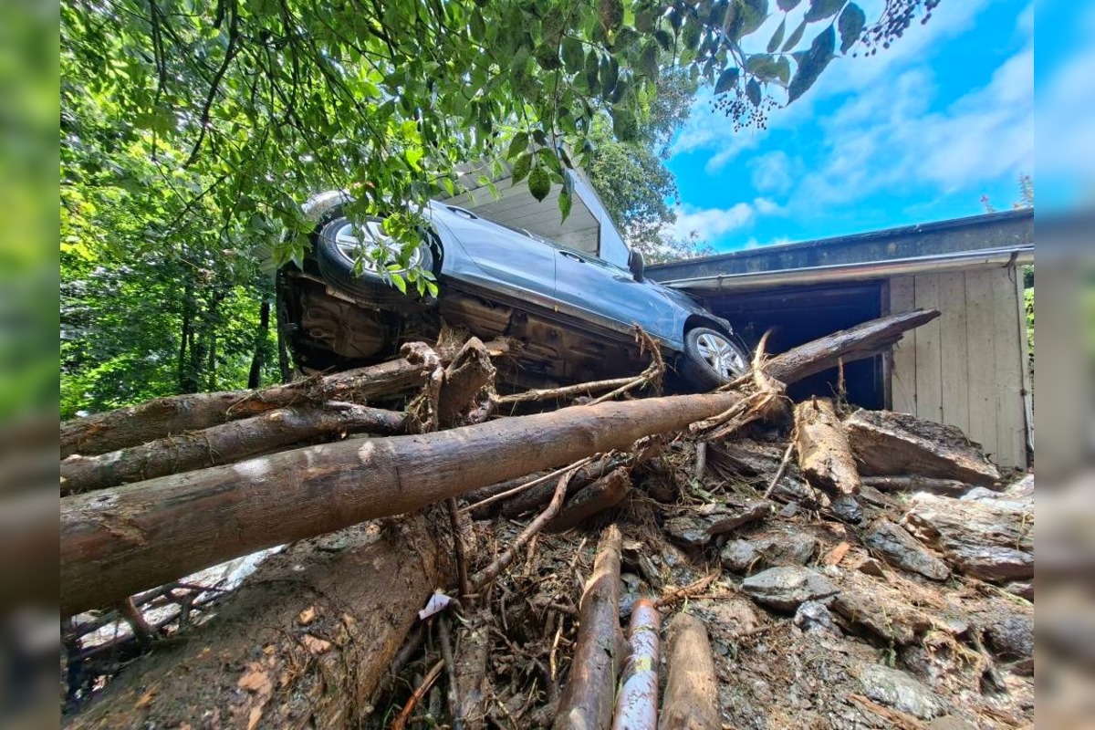 FOTO: Búrka bičuje Tirolsko. Záplavy, bahno, chaos – príde to aj k nám?, foto 2