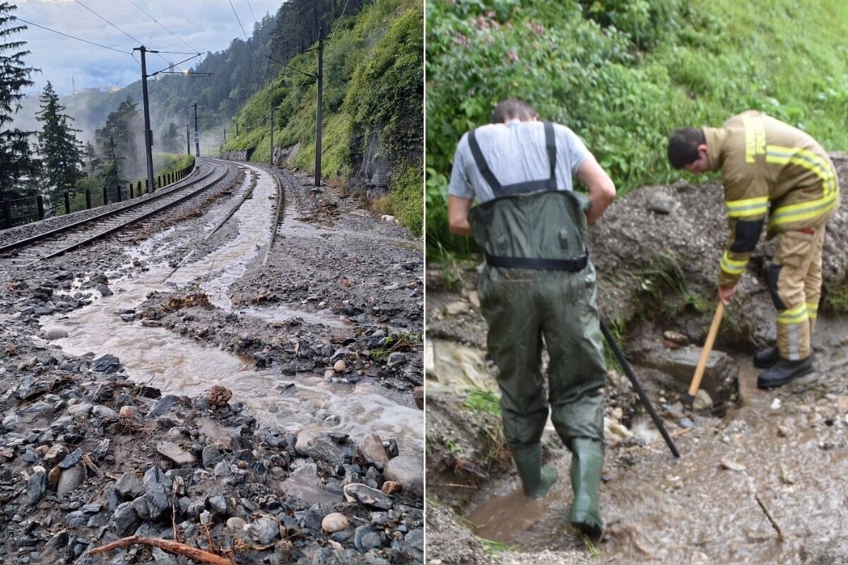 FOTO: Búrka bičuje Tirolsko. Záplavy, bahno, chaos – príde to aj k nám?, foto 3