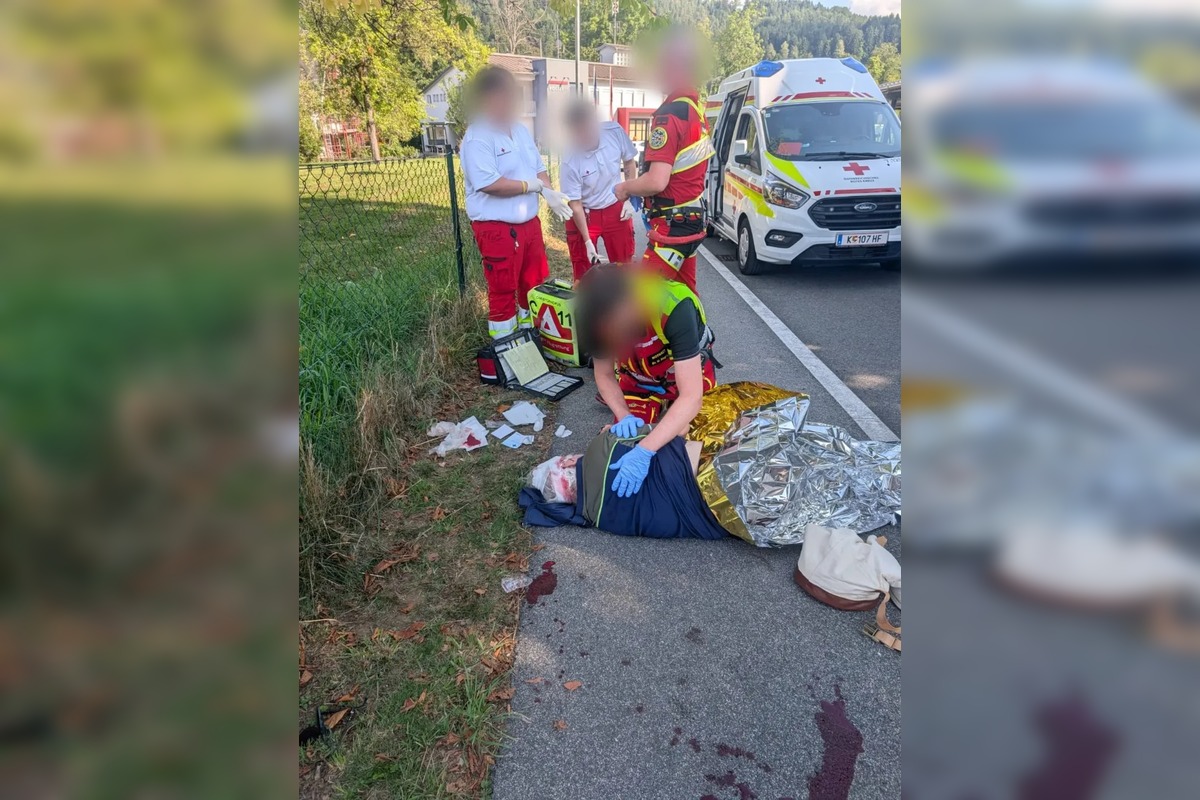 FOTO: Bratislavskí mestskí policajti zachránili cyklistu v Rakúsku, foto 3