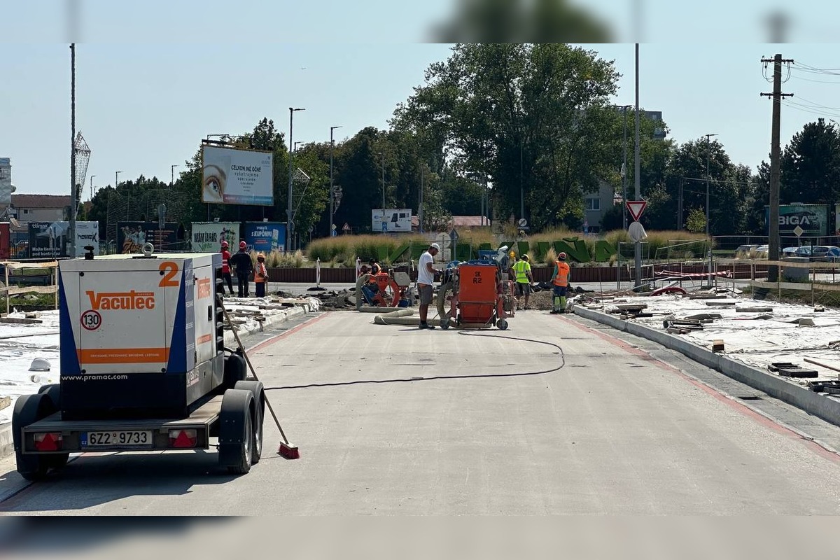 FOTO: Aktuálne tempo prác na Hradskej ulici, foto 3