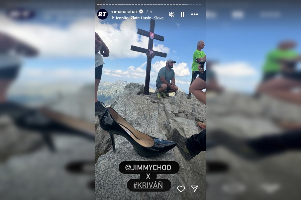 FOTO: Romana Tabaková vystúpila na Kriváň, foto 11