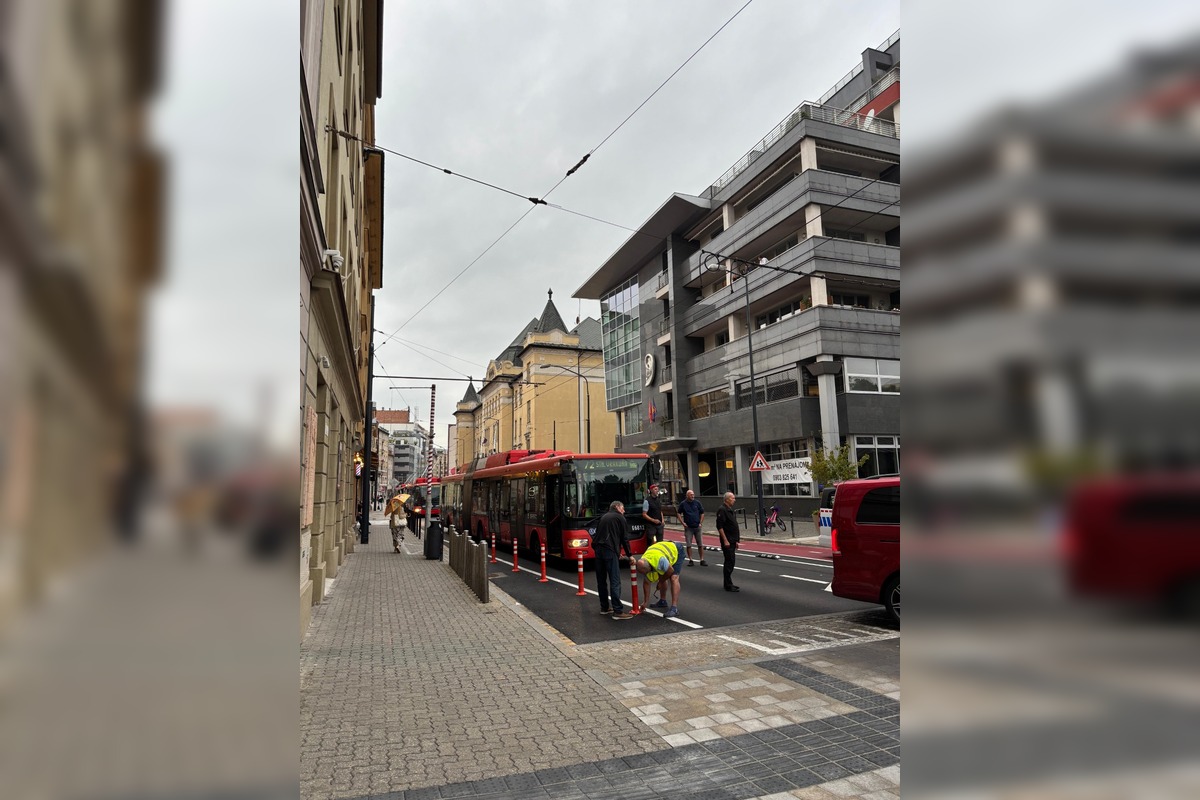 FOTO: Dopravný chaos na Dunajskej ulici, foto 5