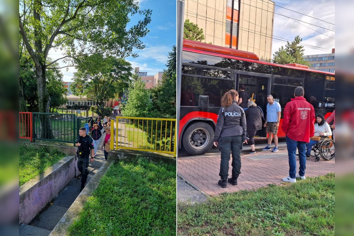 FOTO: Ružinov zobudil bombový poplach. Chren poslal odkaz „dobrodincovi“, foto 1