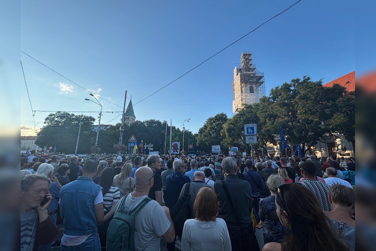 FOTO: Protest Alojza Hlinu, Nikitu Slováka a Mieru Ukrajine, foto 2