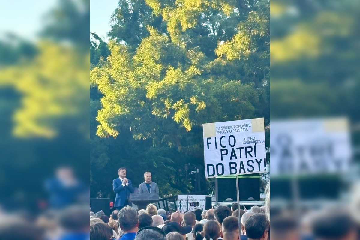 FOTO: Protest Alojza Hlinu, Nikitu Slováka a Mieru Ukrajine, foto 3