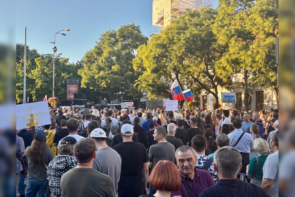 FOTO: Protest Alojza Hlinu, Nikitu Slováka a Mieru Ukrajine, foto 4