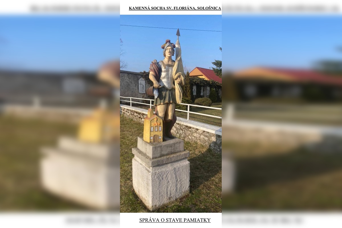 FOTO: Sucha svätého Floriána sa vrátila do Sološnice, získala nový šat, foto 1