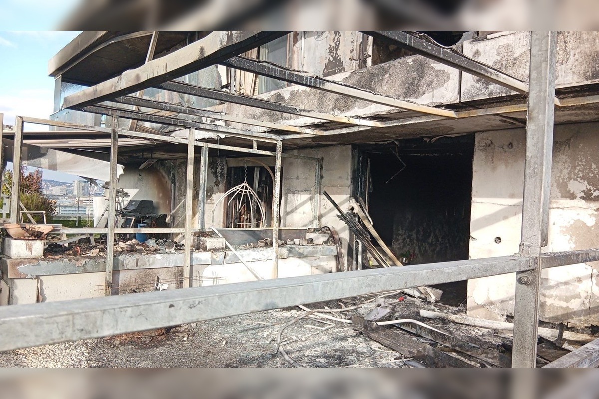 FOTO: Následky nočného požiaru na Nevädzovej ulici (Retro), foto 5