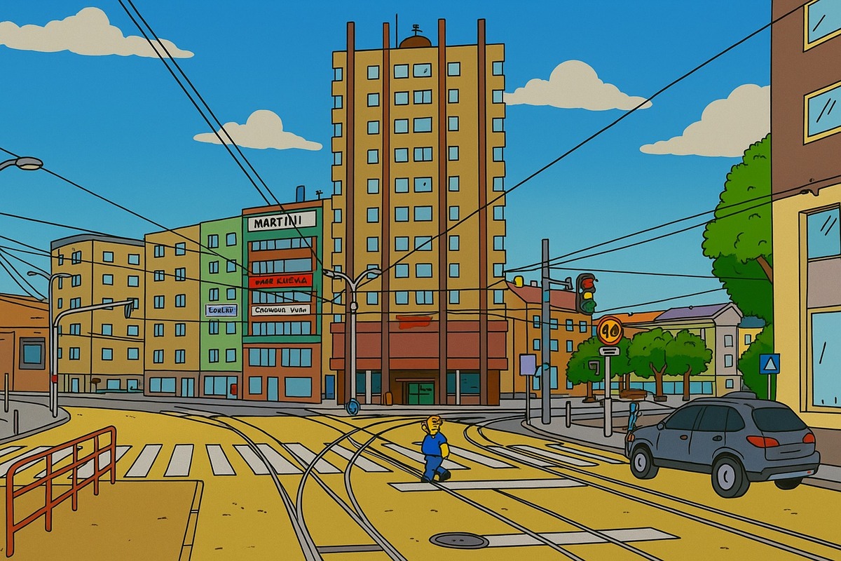 FOTO: Ako by vyzerala Bratislava v Simpsonovcoch, foto 5