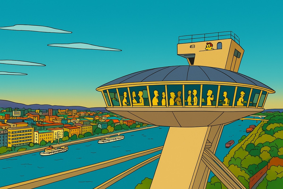 FOTO: Ako by vyzerala Bratislava v Simpsonovcoch, foto 8