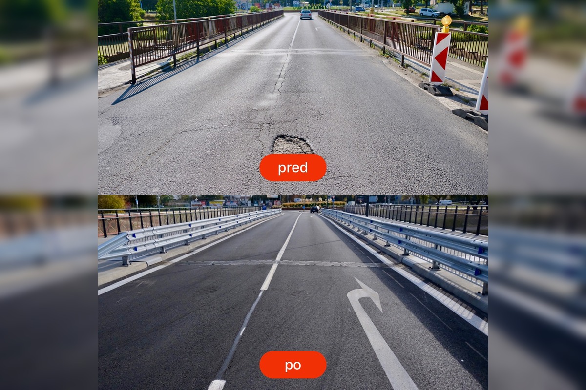 FOTO: Most na Hradskej pred a po rekonštrukcii, foto 8