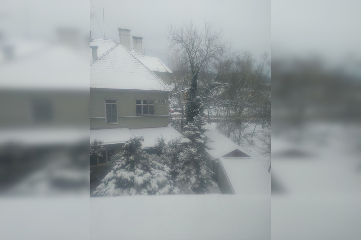 FOTO: V Petržalke sa tešia prvej snehovej nádielke, foto 4