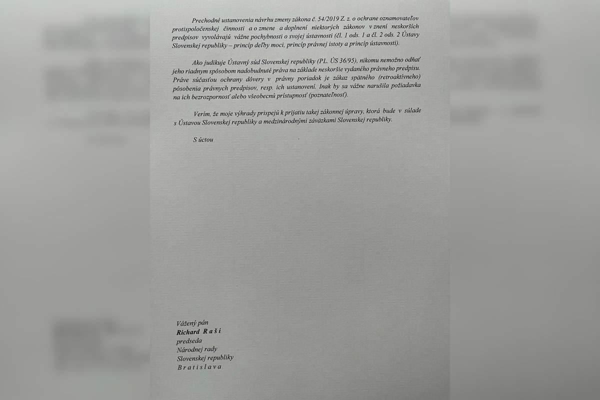 FOTO: Maroš Žilinka napísal Rašimu list, kritizuje rušenie Úradu pre ochranu oznamovateľov, foto 2