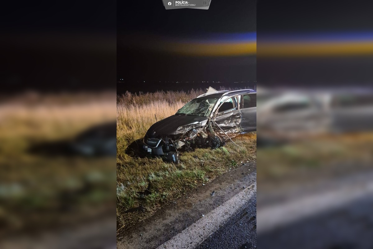 FOTO: Nehoda medzi Blatným a Sencom, foto 4