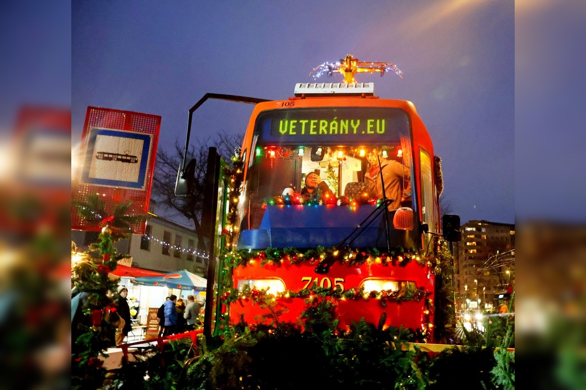 FOTO: Študenti STU premenili historickú električku na magickú Miletričku, foto 6