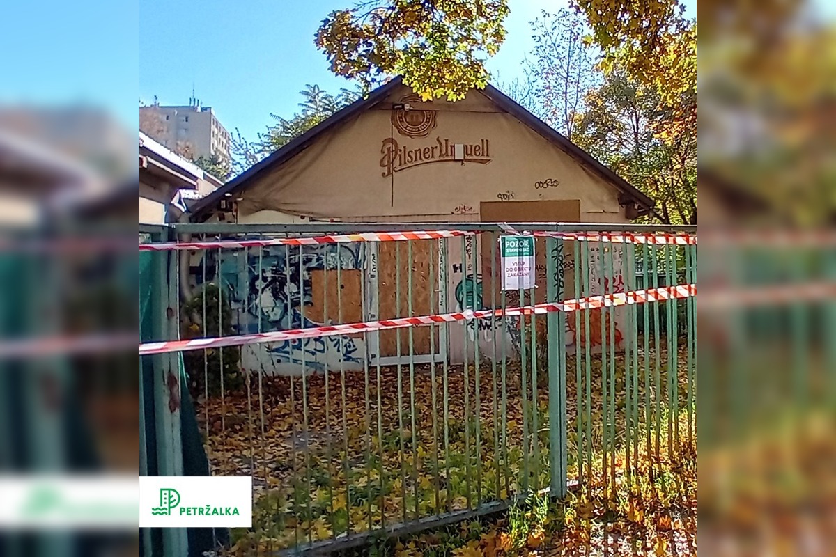 FOTO: Zbúranie bývalej krčmy na Pankúchovej, foto 1