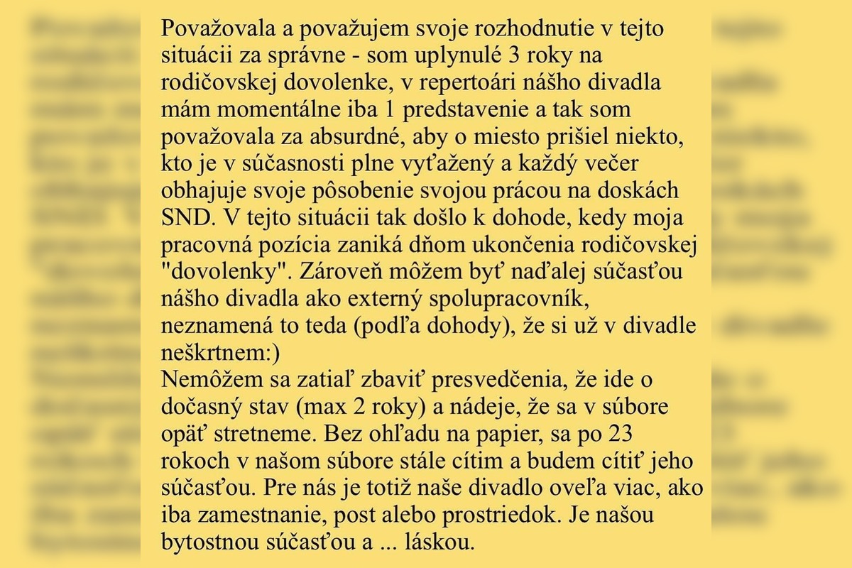 FOTO: Vyjadrenie Táni Pauhofovej, foto 1