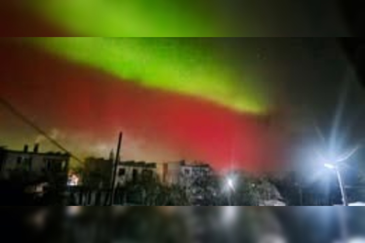 FOTO: Polárna žiara nad Bratislavou, foto 9