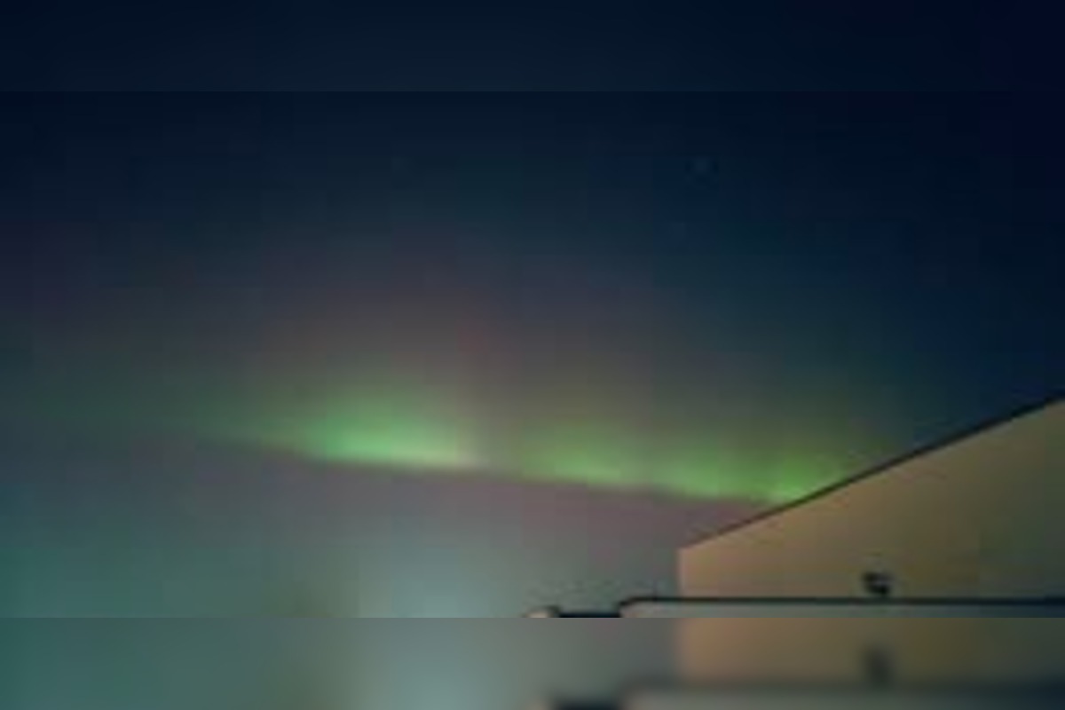 FOTO: Polárna žiara nad Bratislavou, foto 11