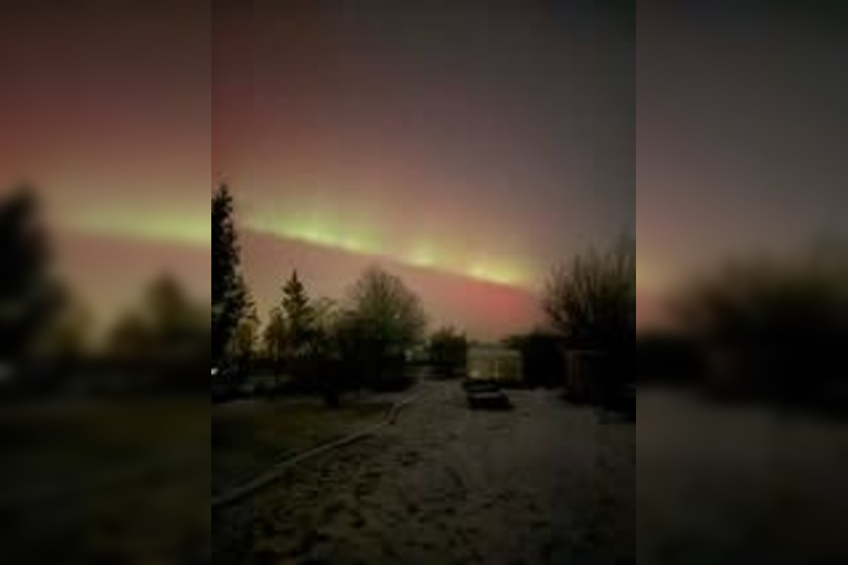 FOTO: Polárna žiara nad Bratislavou, foto 12