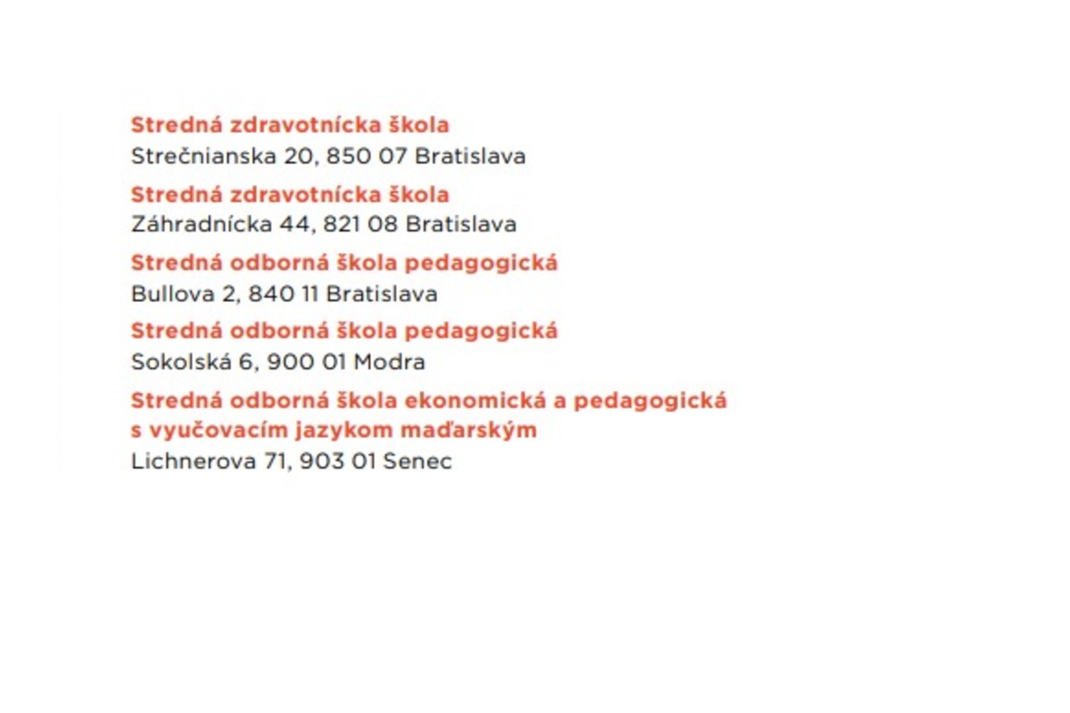 FOTO: Stredné školy v Bratislavskom kraji, foto 3