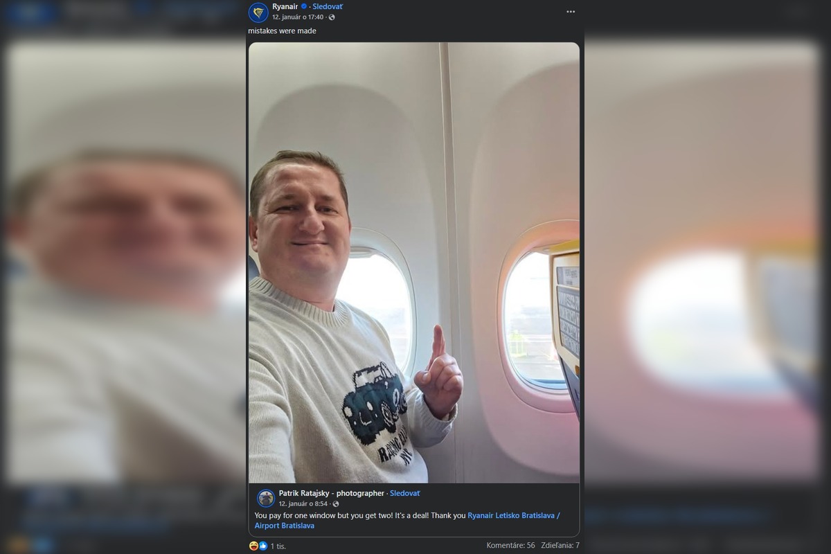 FOTO: Ryanair dookola zdieľa Patrikove fotky. Ten si pýta letenky zadarmo, foto 3