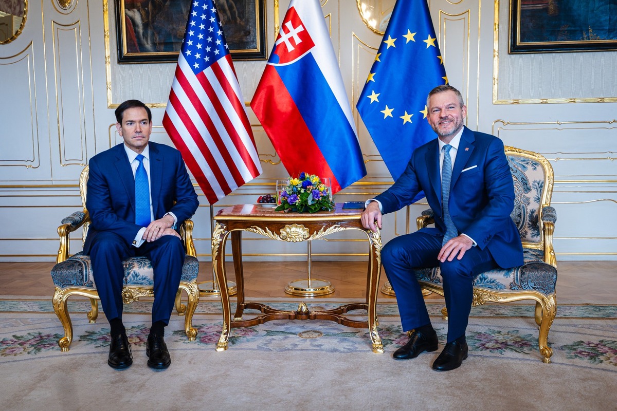 FOTO: Prezident Pellegrini pripravil amerického ministra zahraničných vecí Marca Rubia, foto 2