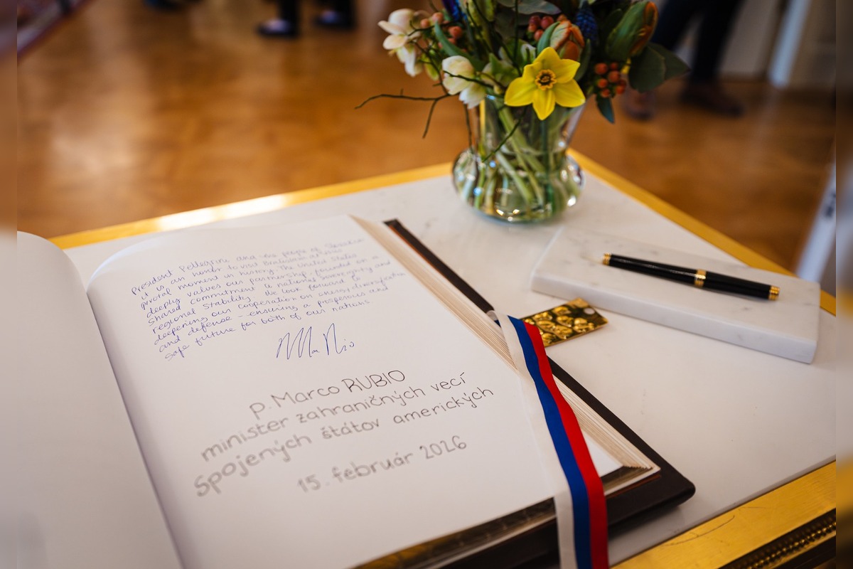 FOTO: Prezident Pellegrini pripravil amerického ministra zahraničných vecí Marca Rubia, foto 3
