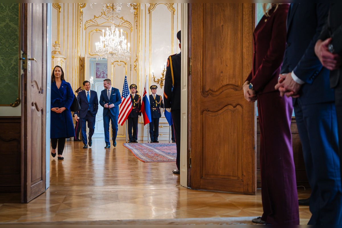 FOTO: Prezident Pellegrini pripravil amerického ministra zahraničných vecí Marca Rubia, foto 4