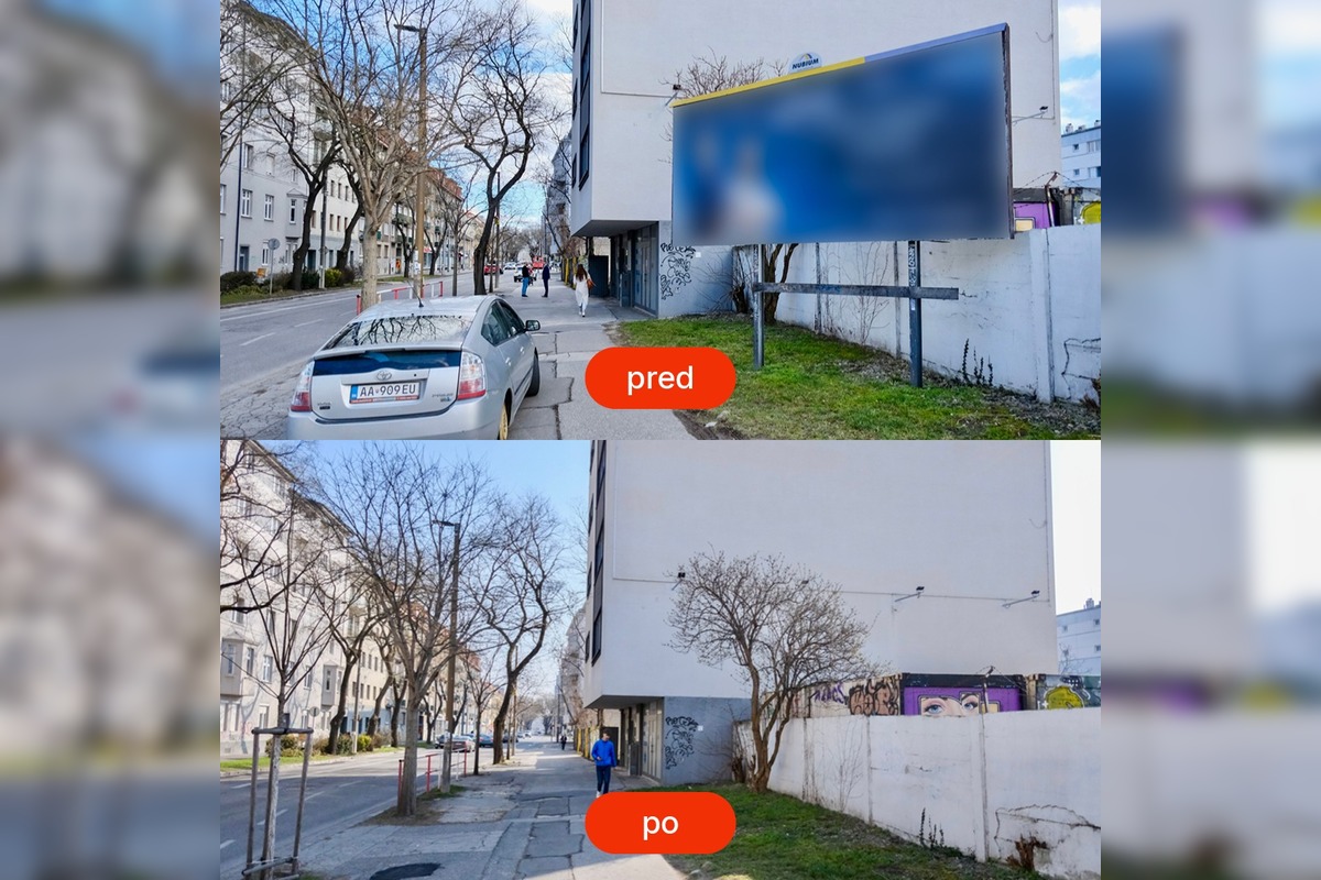 FOTO: Bratislava kričí preč vizuálnom smogom. Mesto od začiatku roka zrušilo viac ako 40 bilbordov, foto 2