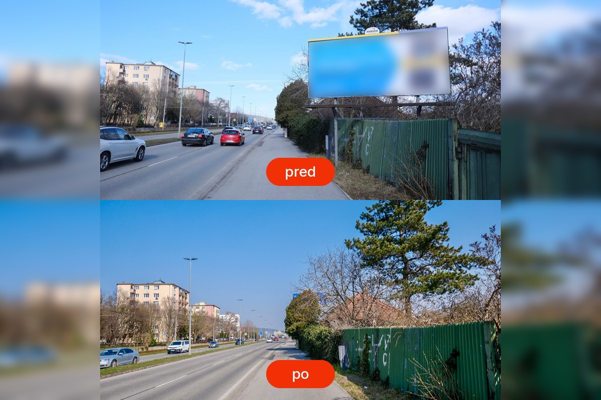 FOTO: Bratislava kričí preč vizuálnom smogom. Mesto od začiatku roka zrušilo viac ako 40 bilbordov, foto 3