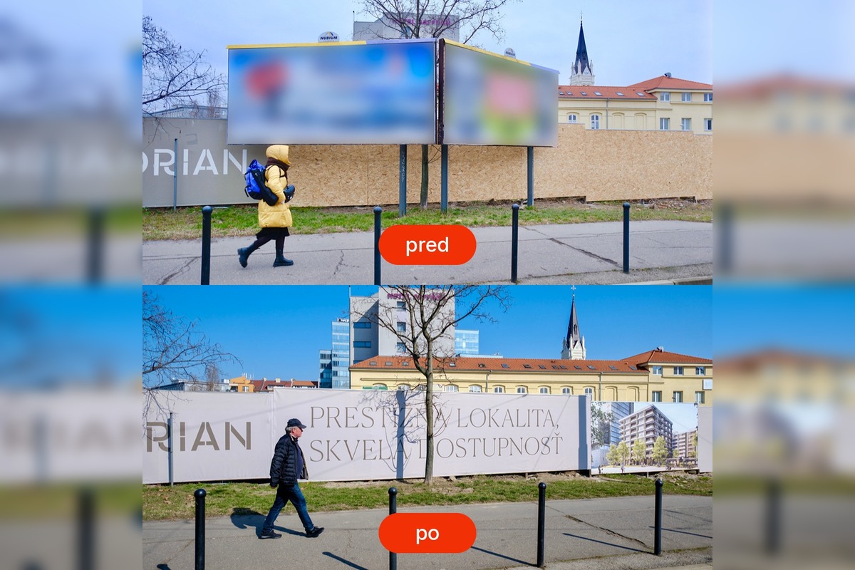 FOTO: Bratislava kričí preč vizuálnom smogom. Mesto od začiatku roka zrušilo viac ako 40 bilbordov, foto 4