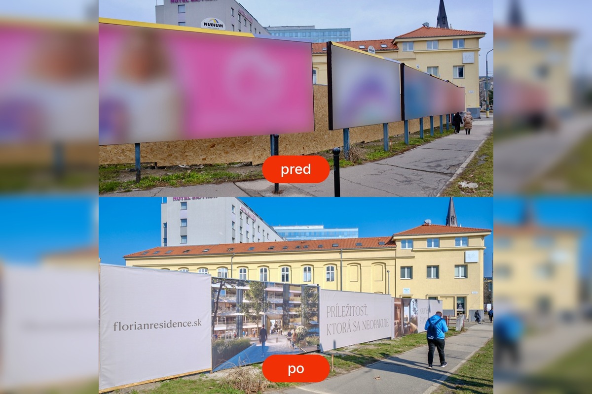 FOTO: Bratislava kričí preč vizuálnom smogom. Mesto od začiatku roka zrušilo viac ako 40 bilbordov, foto 7