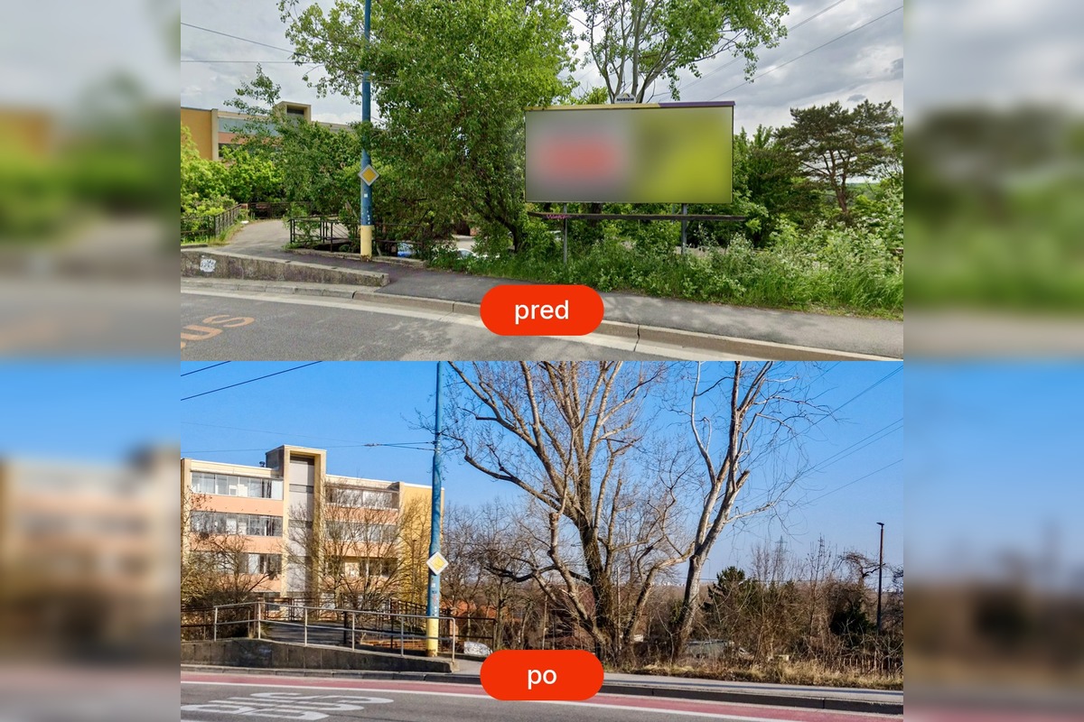 FOTO: Bratislava kričí preč vizuálnom smogom. Mesto od začiatku roka zrušilo viac ako 40 bilbordov, foto 9