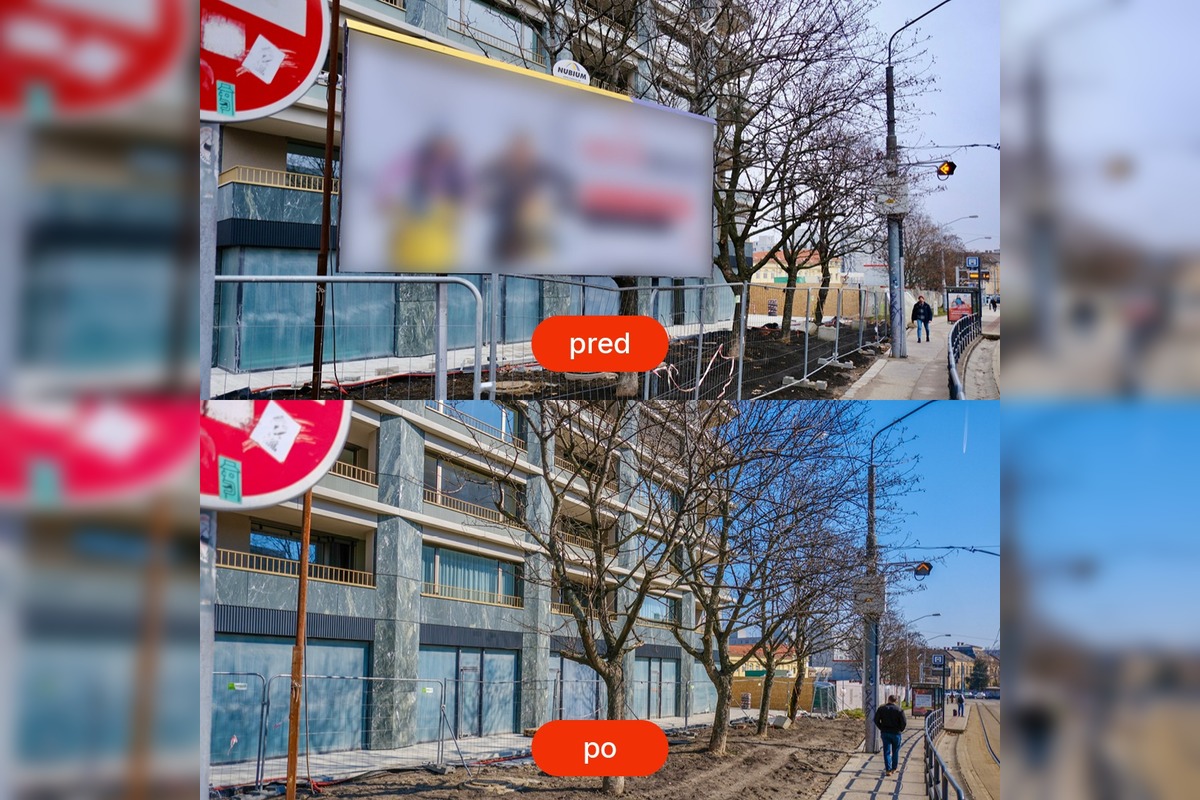 FOTO: Bratislava kričí preč vizuálnom smogom. Mesto od začiatku roka zrušilo viac ako 40 bilbordov, foto 10