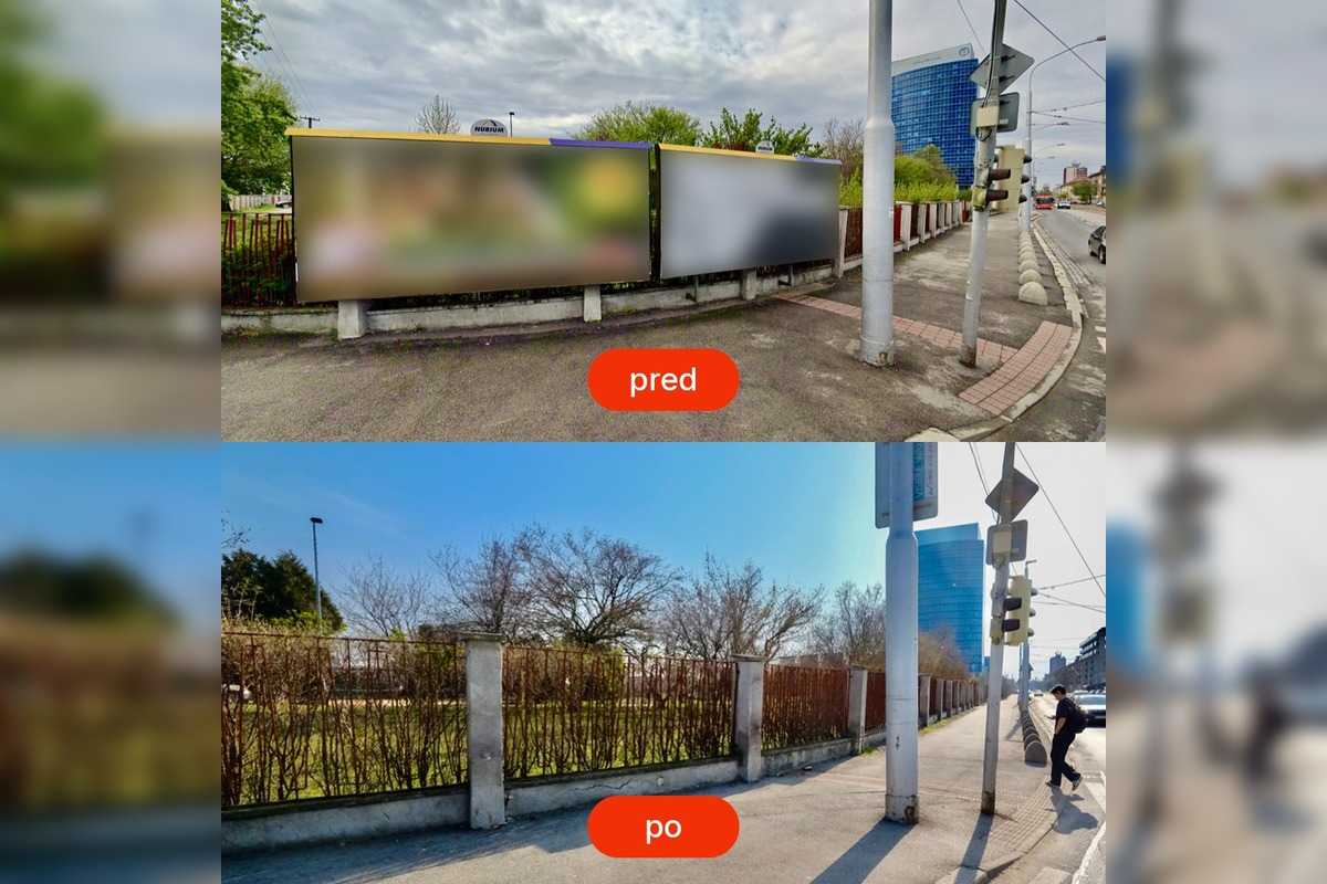 FOTO: Bratislava kričí preč vizuálnom smogom. Mesto od začiatku roka zrušilo viac ako 40 bilbordov, foto 11